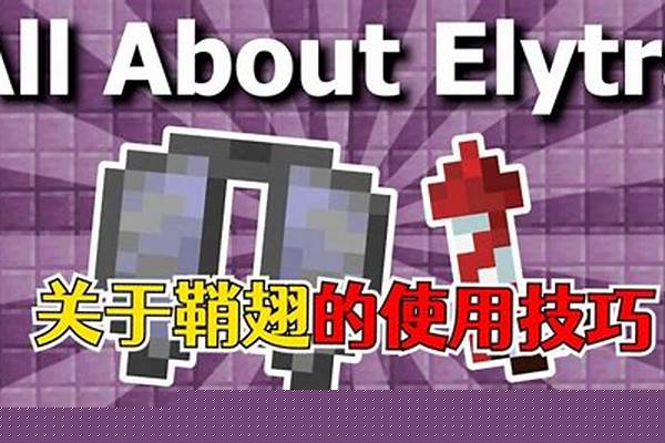 在我的世界里怎么用鞘翅飞行_我的世界鞘翅飞行器怎么做