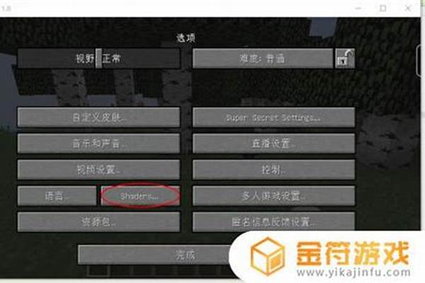 我的世界怎样启动光影_我的世界1201怎么加光影