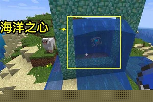 我的世界手机版海洋之心怎么弄_海洋之心怎么获得，我的世界海洋之心怎么用
