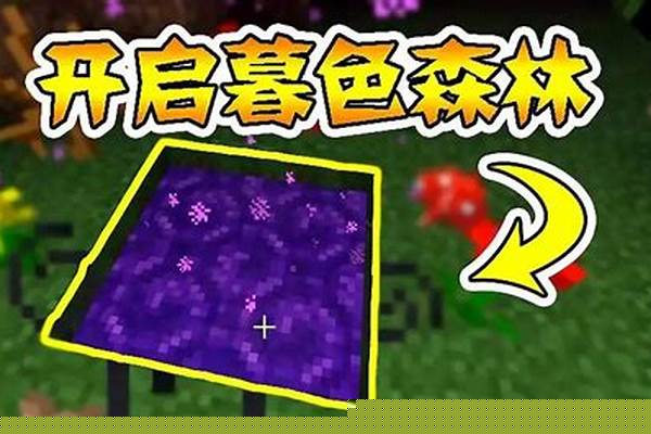 我的世界新版暮色森林怎么进去_原版生存可以进暮色森林吗