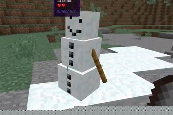 我的世界雪傀儡怎么做_我的世界怎么造熔炉傀儡