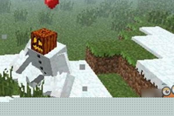 我的世界雪傀儡的头怎么剪_我的世界怎么做雪傀儡